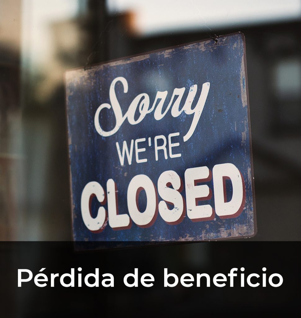 6 Perdida de beneficio